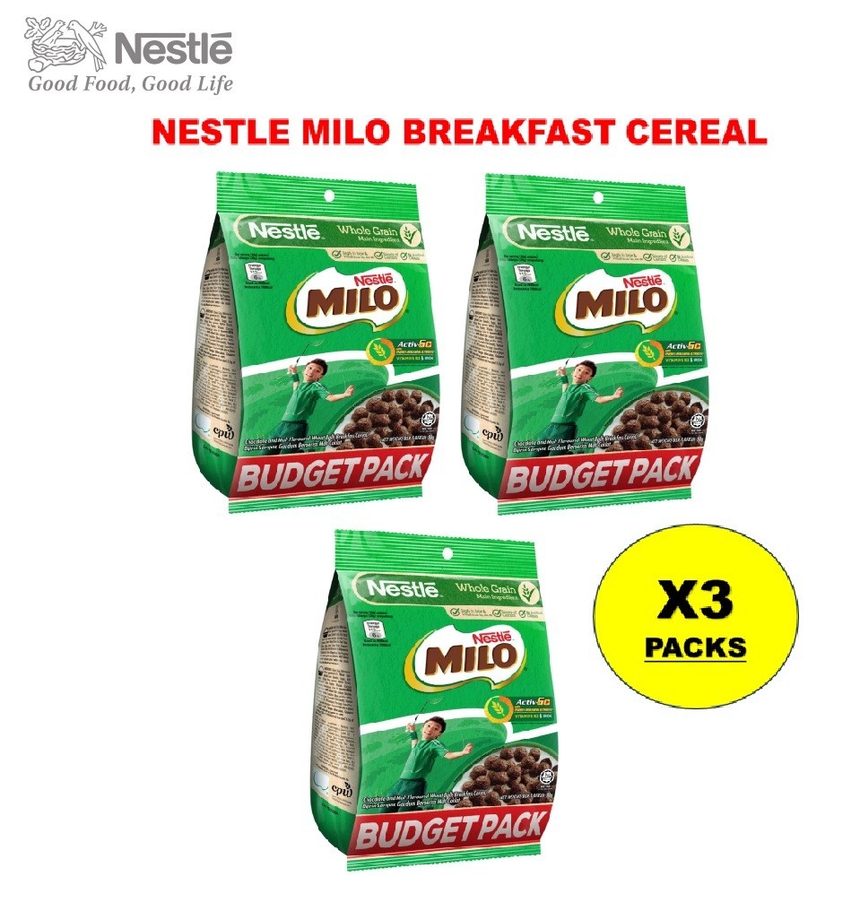 NESTLE MILO Breakfast Cereal 3 x 70g