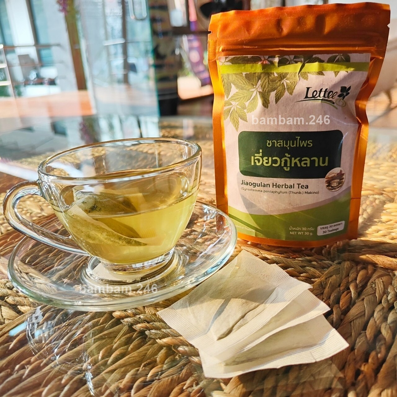 100 Teabags Premium Jiaogulan Tea 100% Natural Organic Tea to Lower Sugar Health