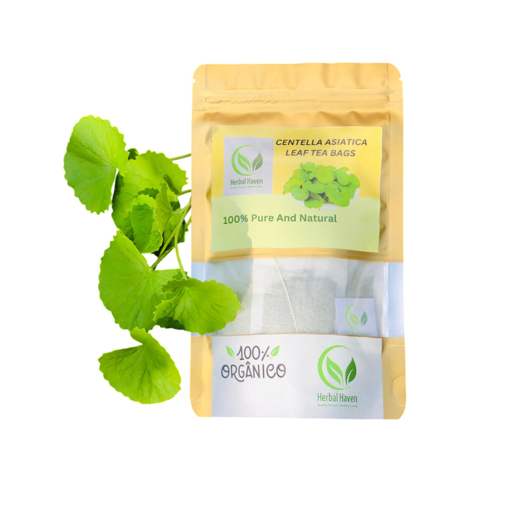 Gotu Kola Tea Bags (Centella Asiatica) 100% Natura Herbal Leaf Tea Caffeine Free