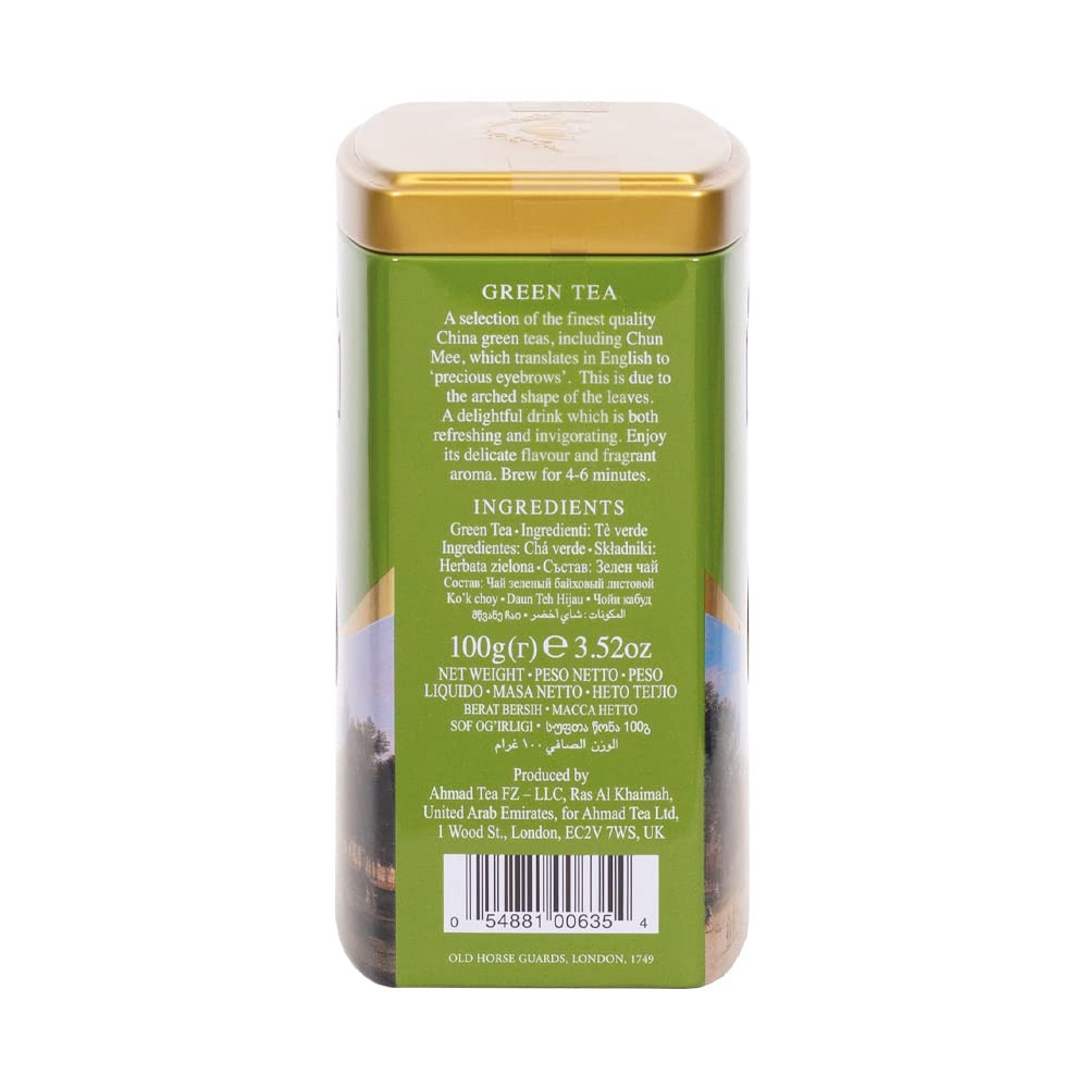 Ahmad Tea Green Loose Leaf 100g Natural Flavor Antioxidant Heart Health