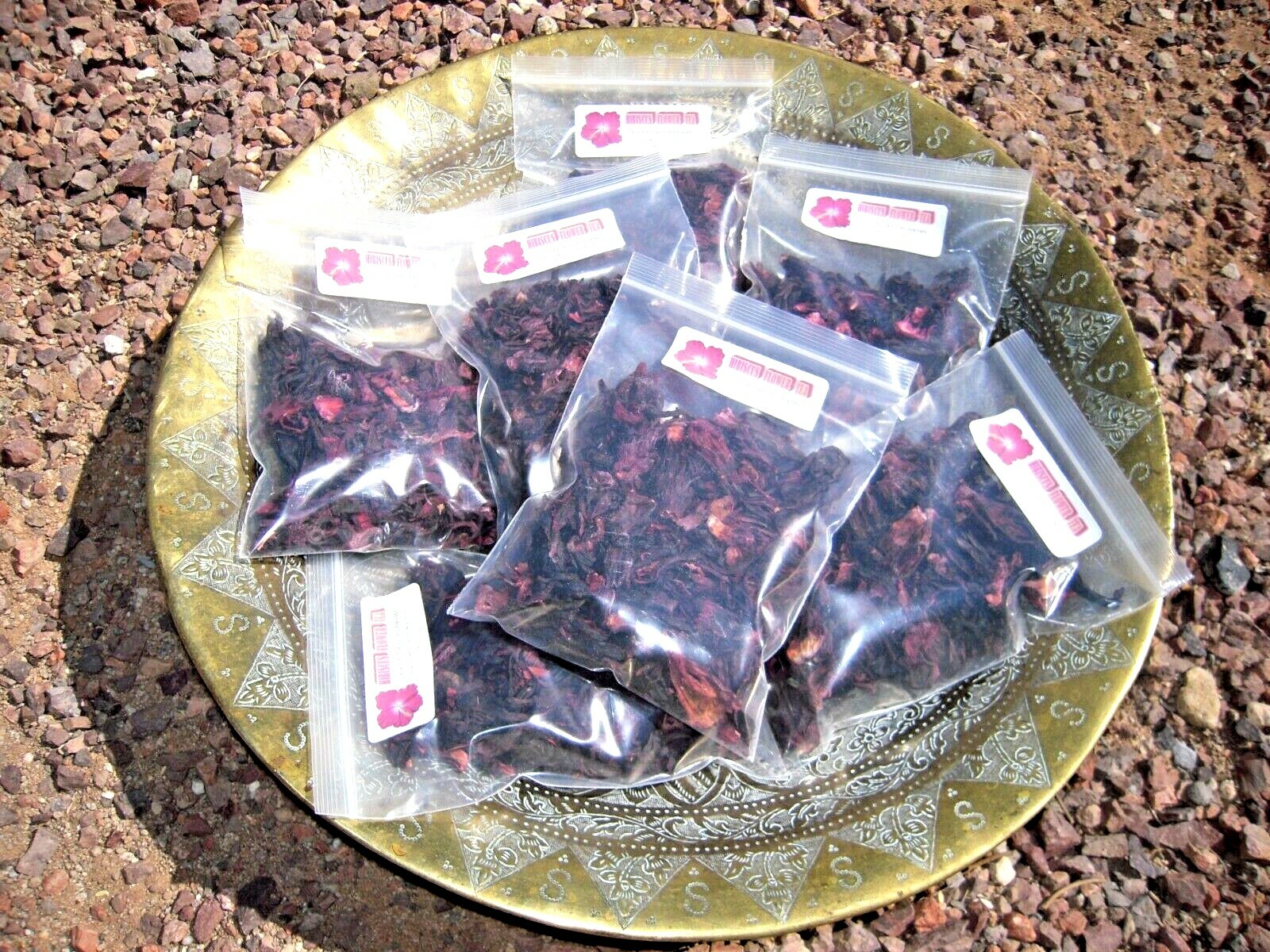 Hibiscus Flower Loose Tea 100% Natural — 2 oz. bag