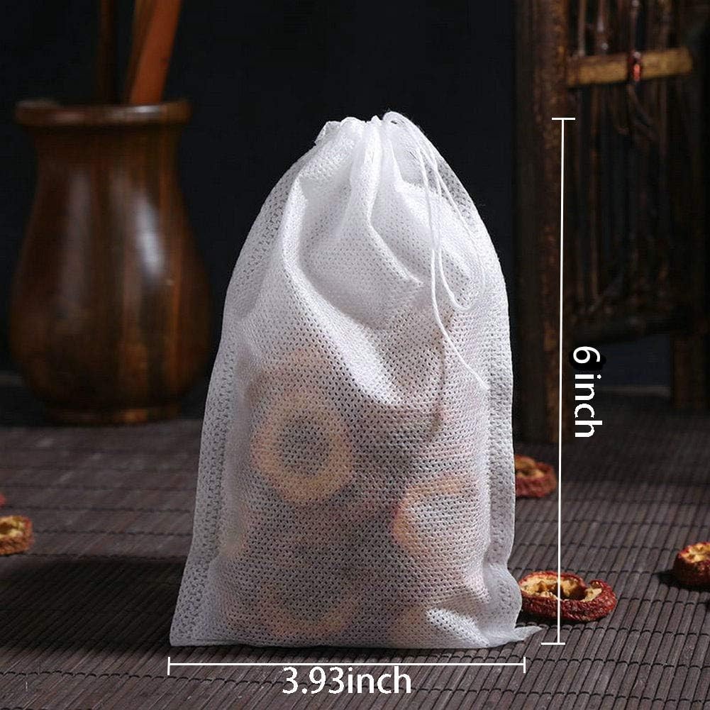 Reusable Tea Bags Empty Filter for Loose Leaf Coffee Cold Brew Sachets