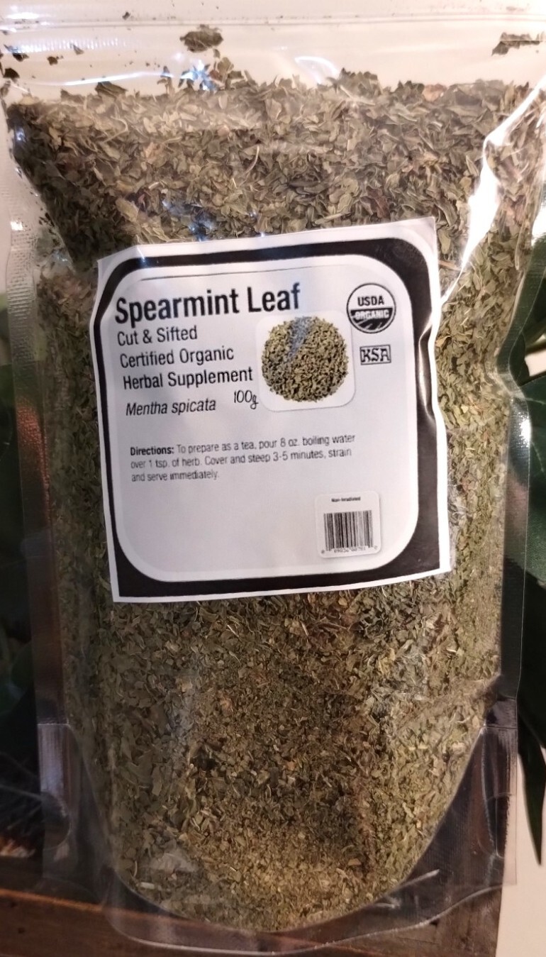 Organic Spearmint Loose Leaves For Pcos , Infertility,Acne, Hormonal Imbalances,