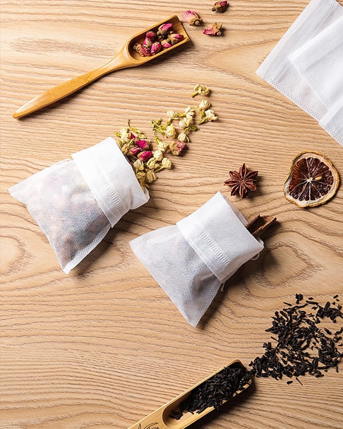 High-Quality Disposable Tea Bags – 200pcs for Loose Leaf and DIY Herbal Teas