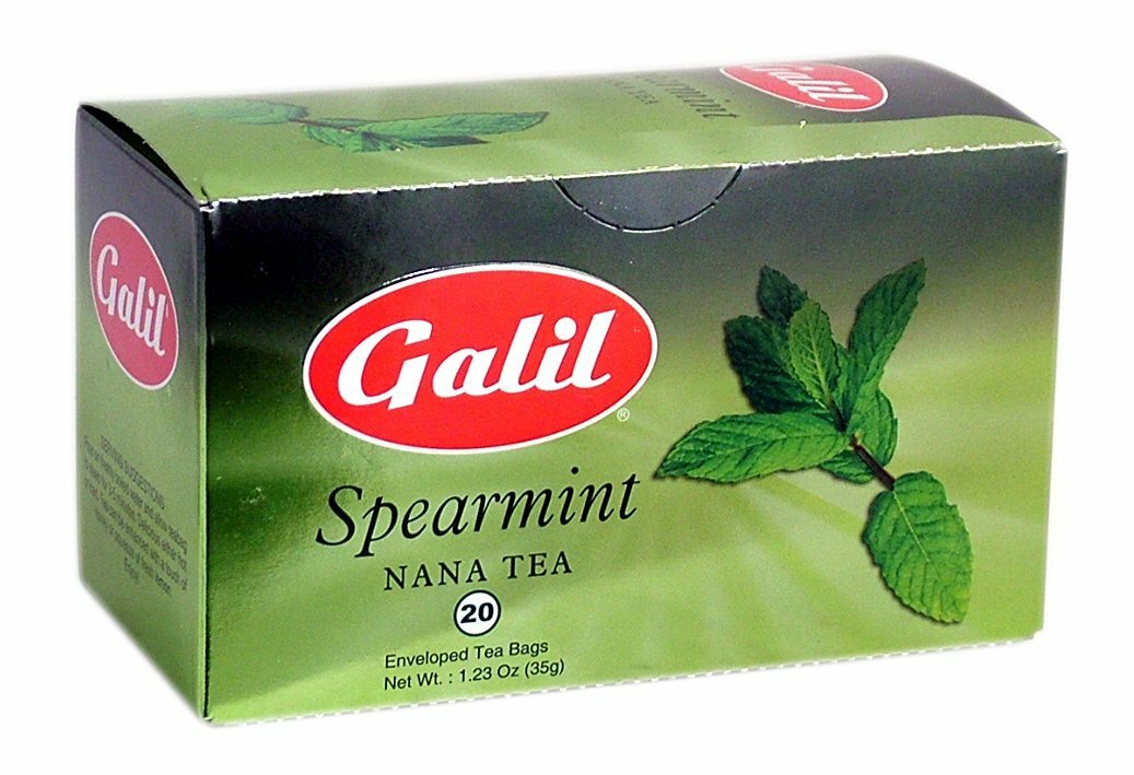 Galil Caffeine Free Herbal Tea Spearmint 20 Tea Bags Kosher Product of Turkey