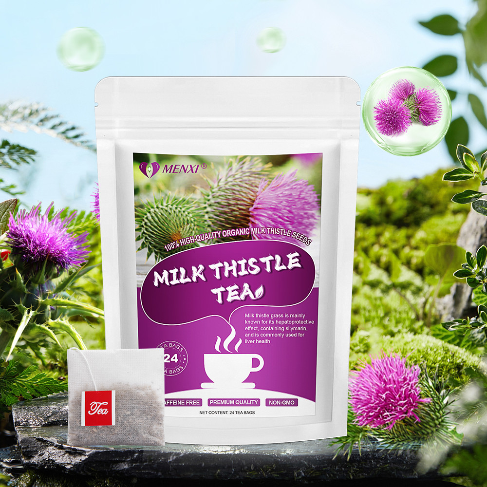 Organic Milk Thistle Seed Tea Bags – 24 Count Liver Cleanse & Detox Support