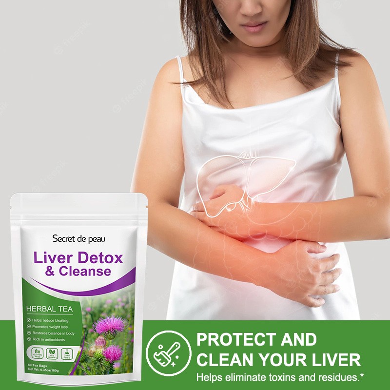 30 Bags Liver Cleanse & Detox Support Liver Detox Tea Herbal Kidney and Pancrea