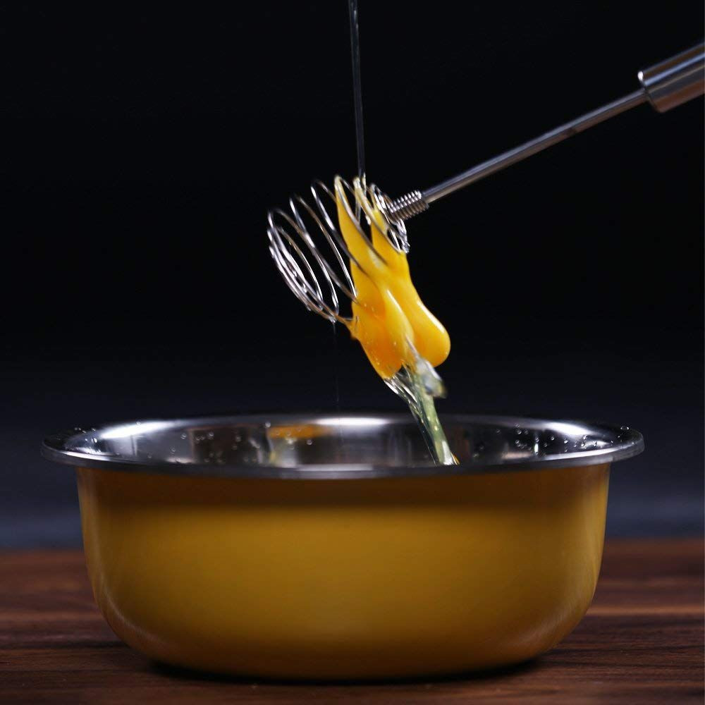 TAFOND Whisk, Stainless Steel Spring Balloon Silver
