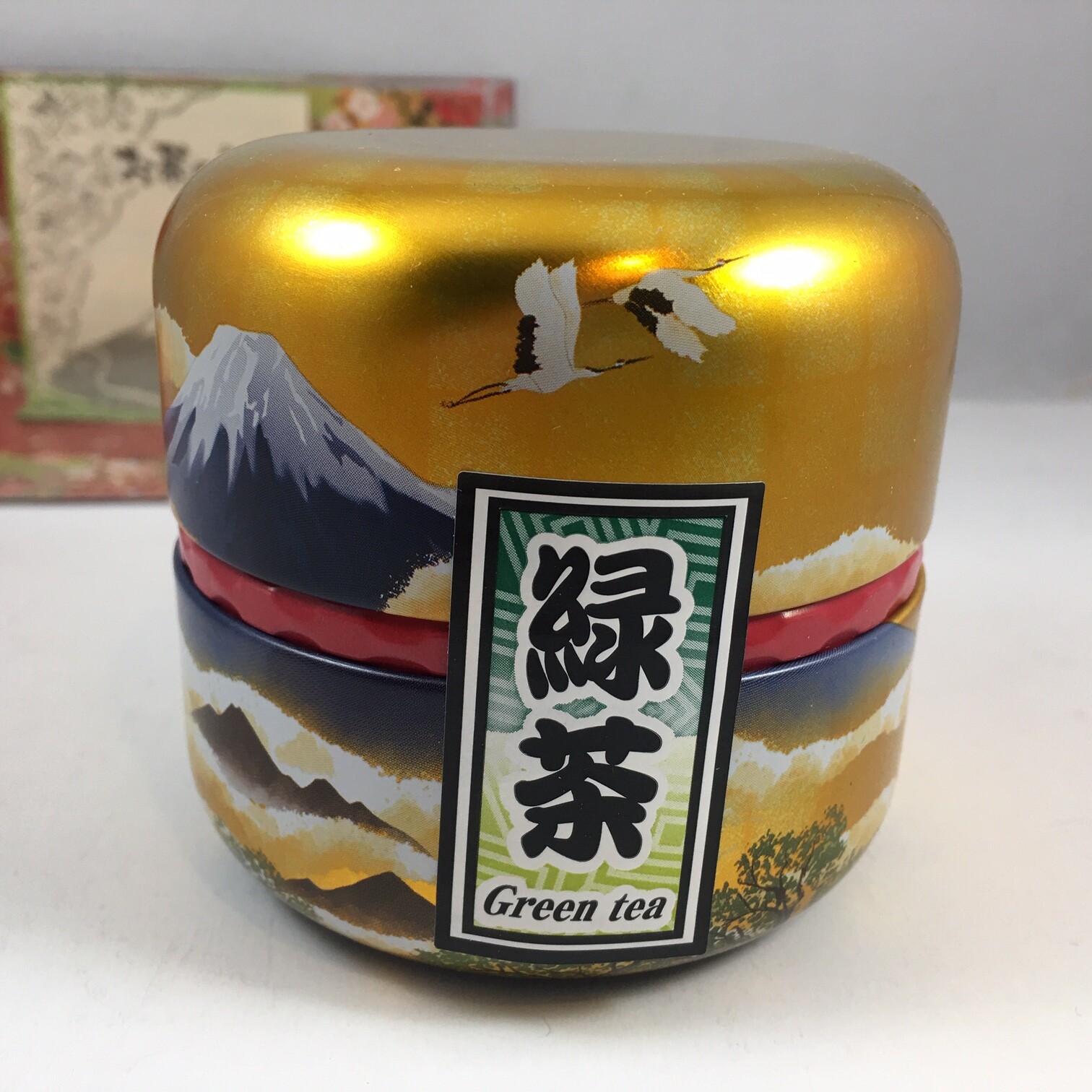 Japanese TA-FU Premium Green Tea & Matcha Genmaicha Canister Gift Set JAPAN MADE