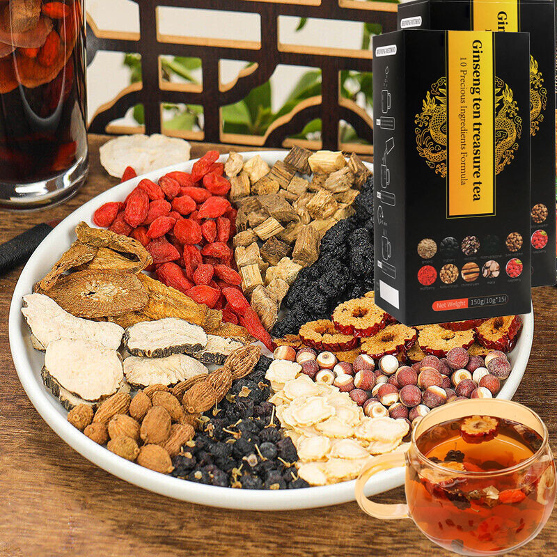 Ginseng six treasure tea , Kidney tea ,liver tea , red date tea , kidney health