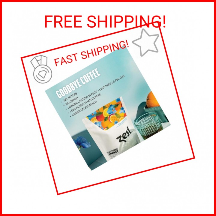 Zest Energy Tea Bags – Blue Lady Passion Fruit Black Tea – High Caffeine Tea for