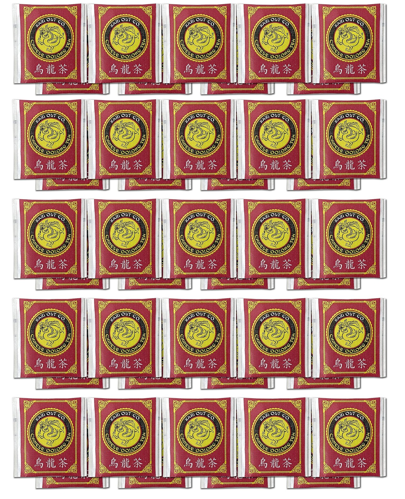 Crait Kari Out Chinese Restaurant Tea Individually Wrapped Oolong Bags,…