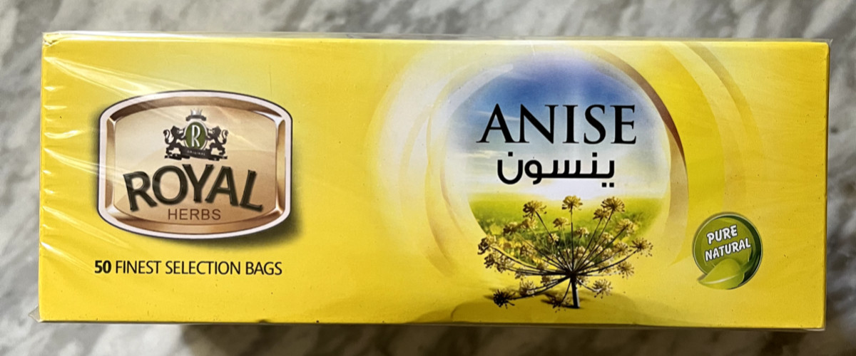 Royal anise herbal teabags 50 ct box Natural Immunity Booster Soothing