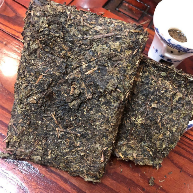 Organic Anhua Fu Brick Dark Tea 300g Natural Herbal Energy Tea for Men Women