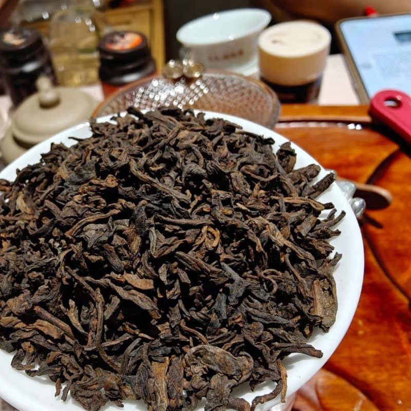 300g Yunnan 1988 Old Ban Zhang Mellow Aroma Pu’er Tea Ripe Tea Loose Tea