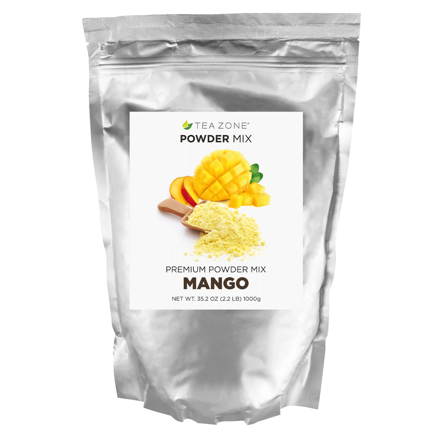Tea Zone Mango Powder/Powered Drink Mix (2.2 lbs) for Milk Tea/ Mango Smoothie