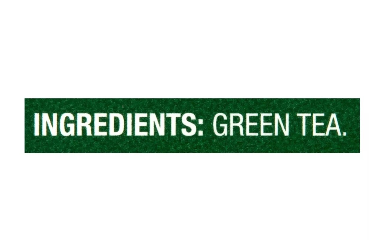 40 ct Green Tea Bags, Great Value, 2.5 oz