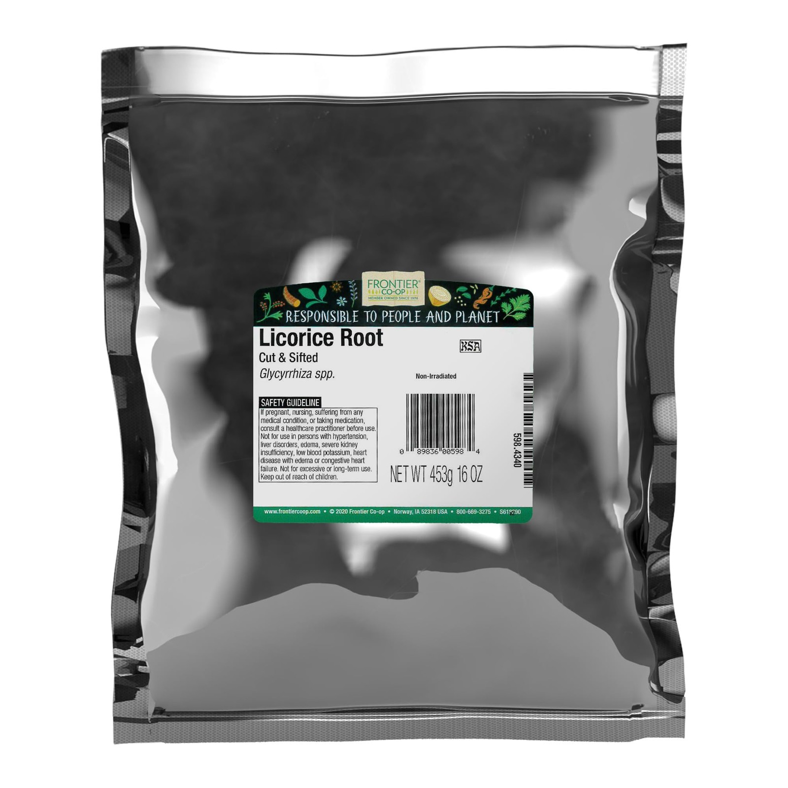 Cut & Sifted Licorice Root 1lb 1 Pound (Pack of 1), No Color