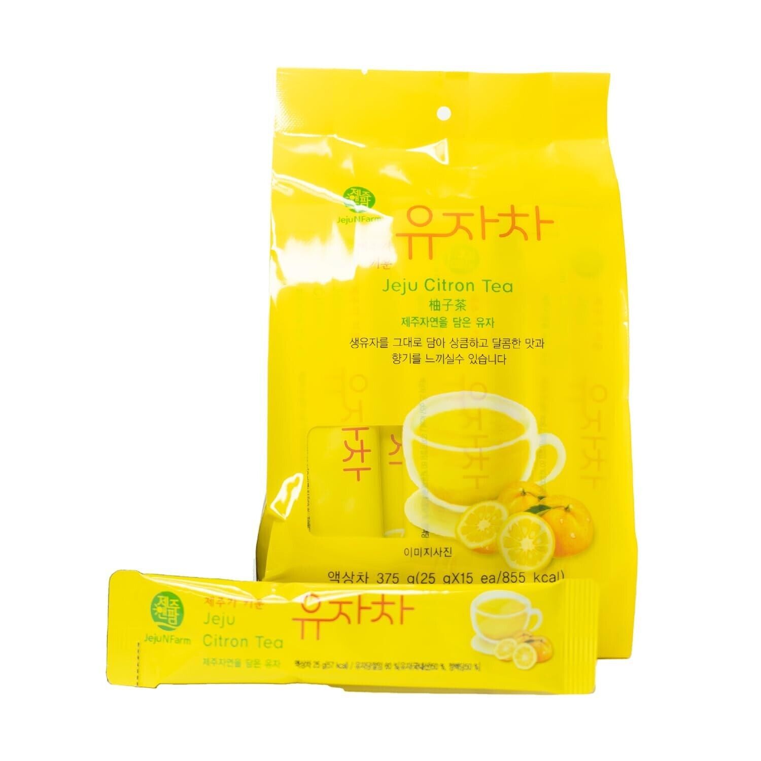 [JejuNFarm] Honey Citron Tea Liquid Stick 375g (15 x 25g) Organic Jeju Citrus