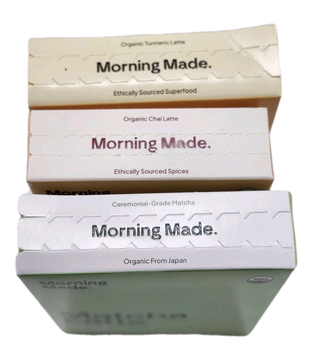 Morning Made Matcha, Turmeric & Chai Latte 10 Serving Organic 3 Pk Tea