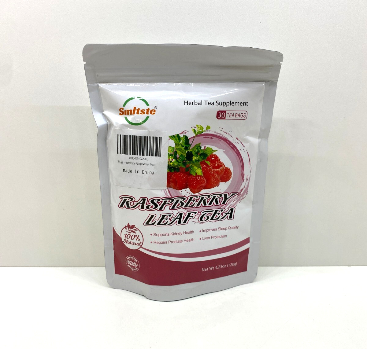 NEW Smltste Raspberry Leaf Tea Herbal Tea Supplement Tea Bags SEALED 2026