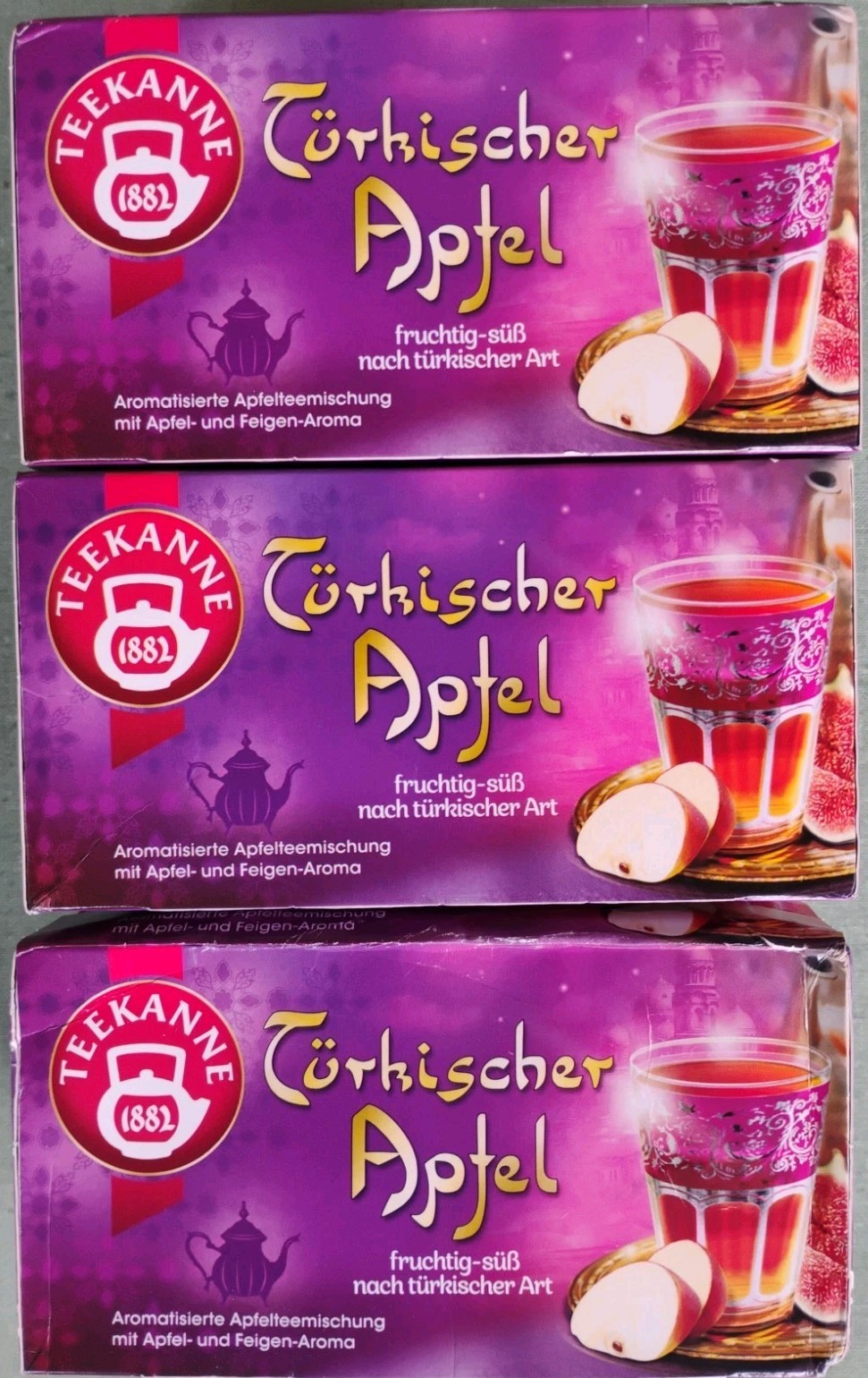 Teekanne Tea Turkish Apple 20 Bags 3-Pack Exp 01/2029