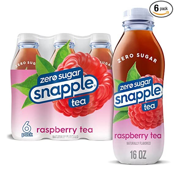 Snapple Diet Zero Sugar Raspberry 16 oz Bottles (Pack Of 6) Free Shipping