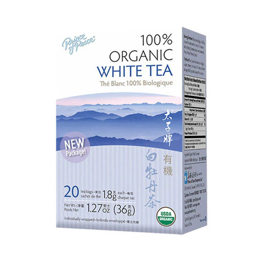Organic White Tea 100 Bags by Prince Of Peace
