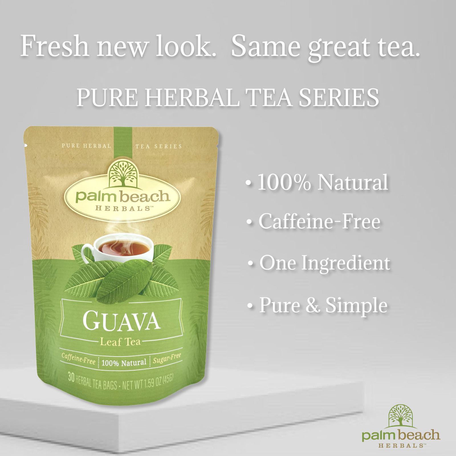 Guava Leaf Tea by Palm Beach Herbals | 30ct, Caffeine-Free