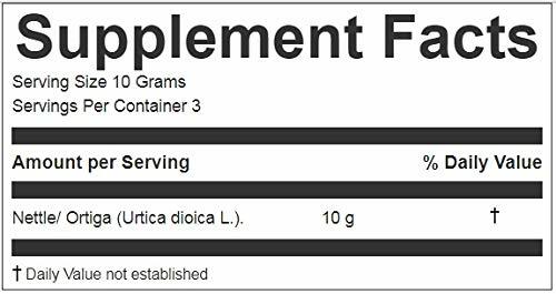 Hanan Peruvian Secrets Ortiga| 100% Natural Nettle | 1.06oz / 30g |Naturally Aid