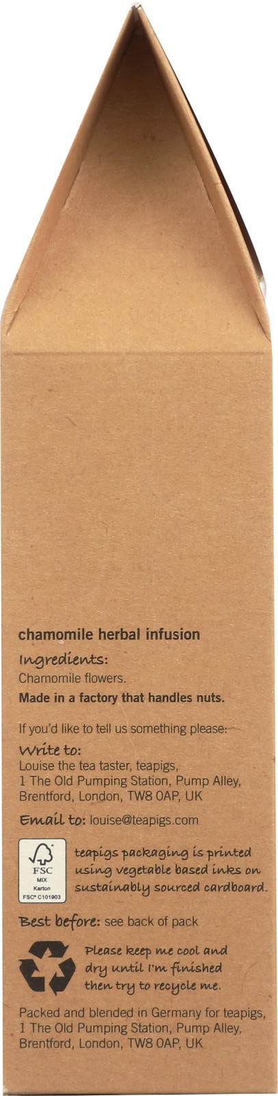 Chamomile Flowers Tea, 15 Count