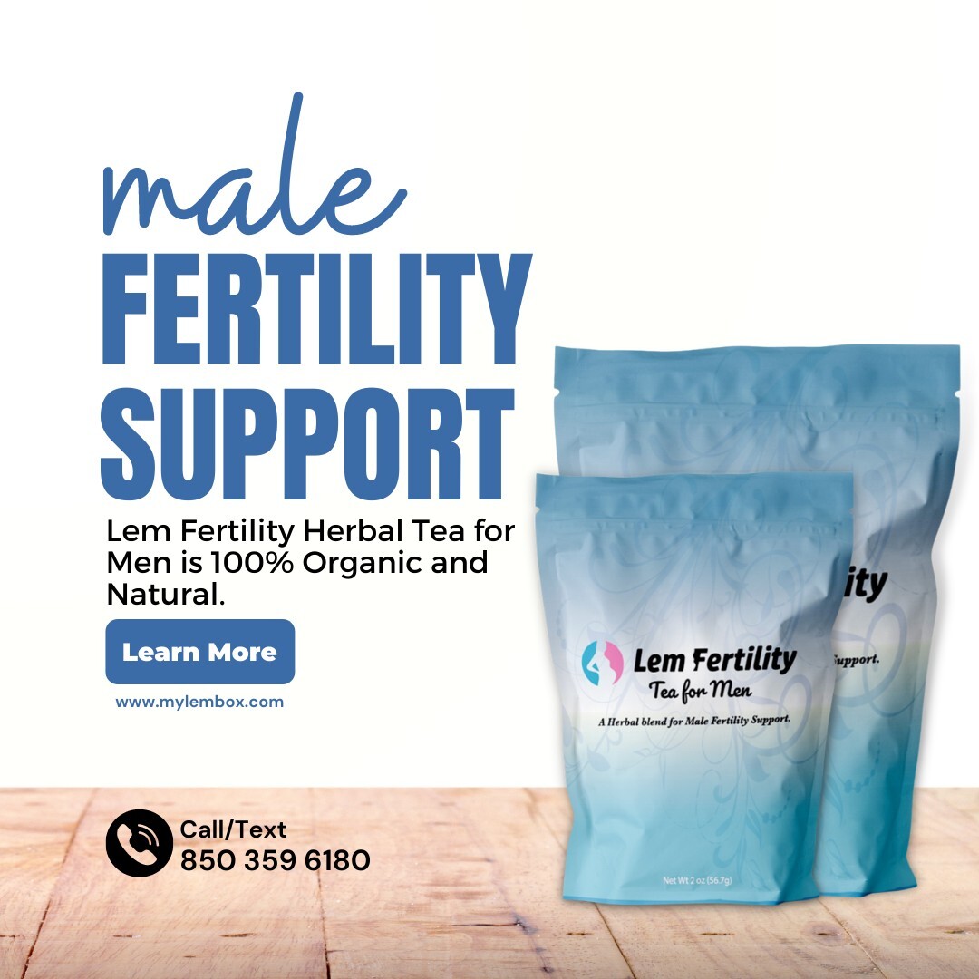 Lem Fertility Tea For Men| Sexual Vitality Tea – Organic Herbal Loose-Leaf 
