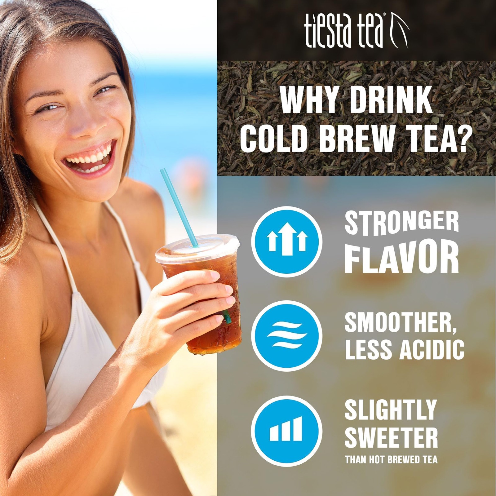 Tiesta Tea – Iced Tea Sampler Dry Flight Set Loose Leaf High to No Caffeine M…
