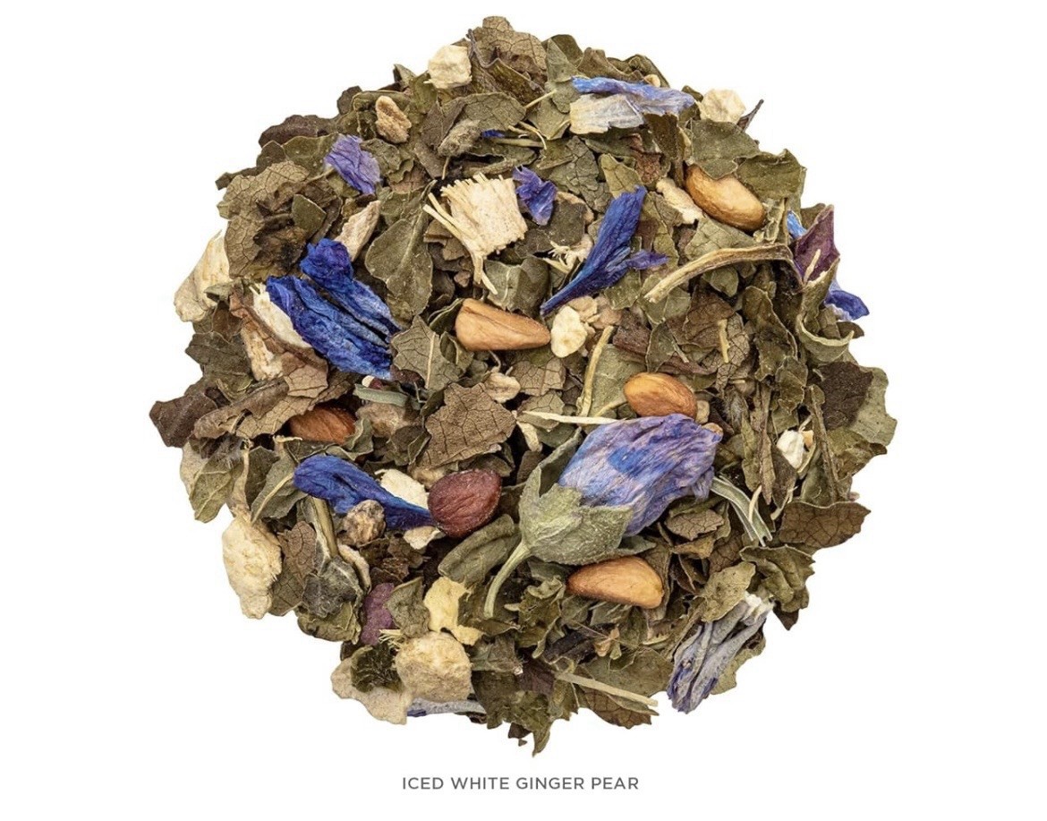 Tea Forte Tea Over Ice White Ginger Pear Premium Organic Caffeinated，exp03/2027