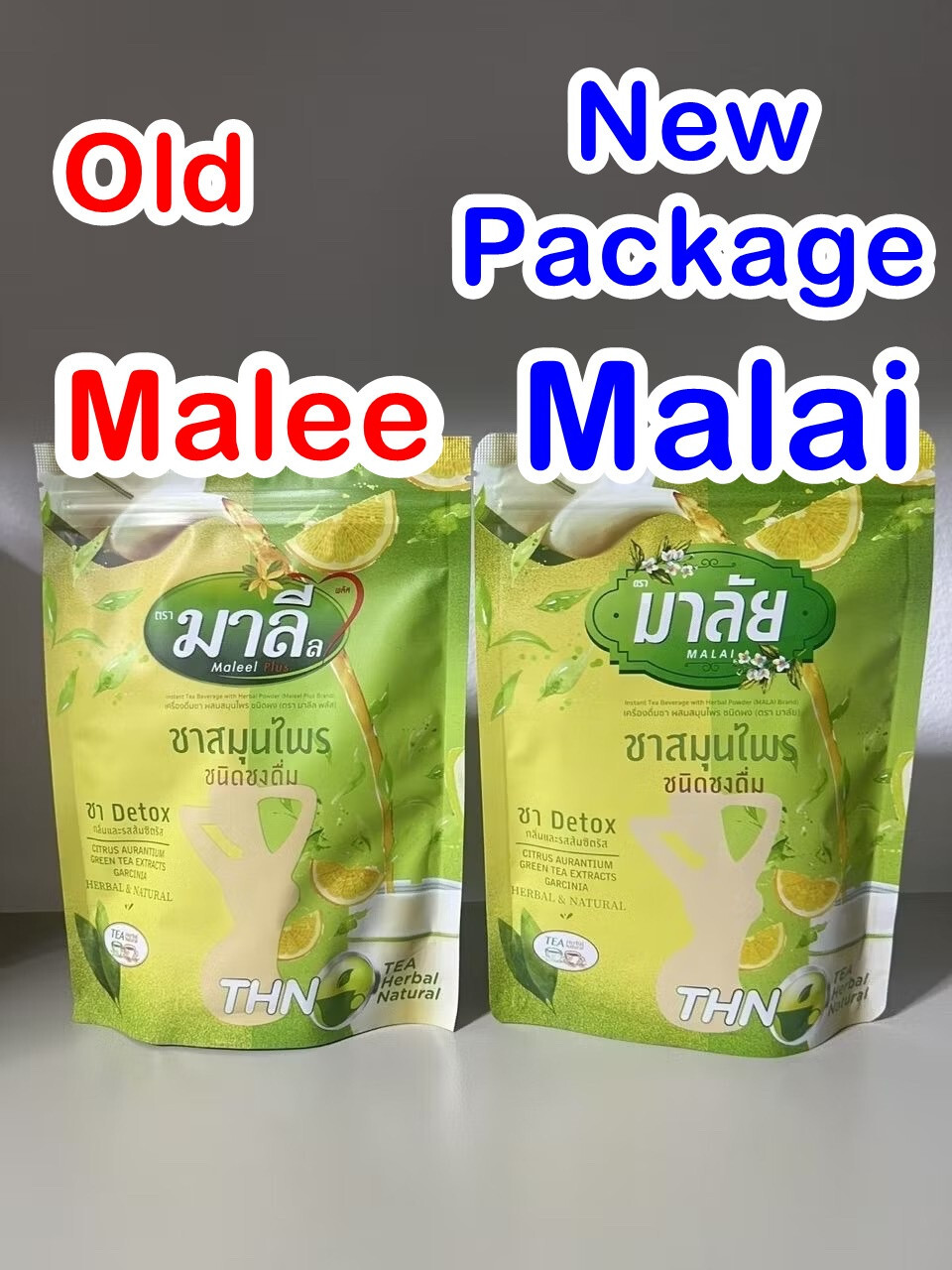 2X Tea Herbal Malee Detox Drink Instant Thai Healthy Natural Cleanse Colon Halal