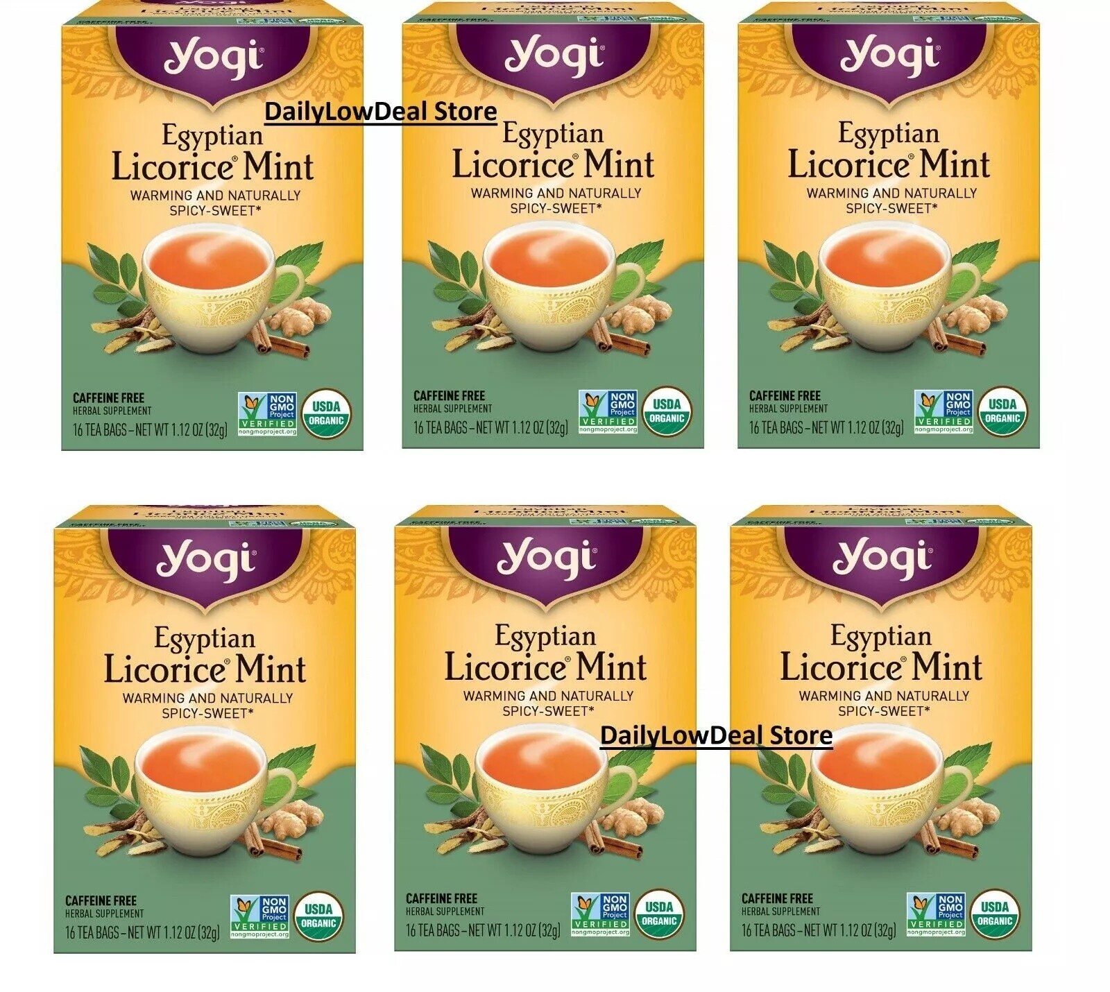 Yogi Tea – 16 Tea Bags OR 96 Tea Bags – Choose your FLAVOR and COUNT – FRESH