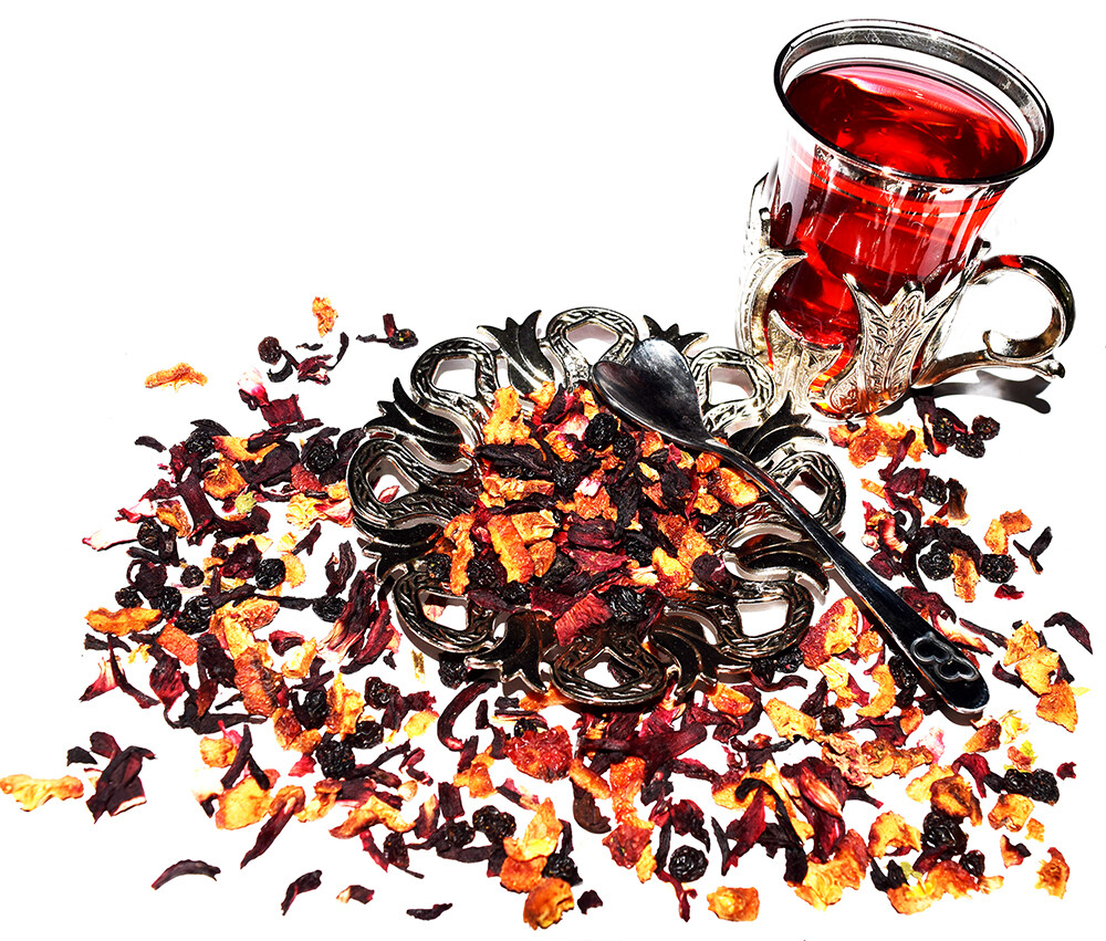 Blueberry Fruit Tea, Decaffeinated, Loose Leaf Tea