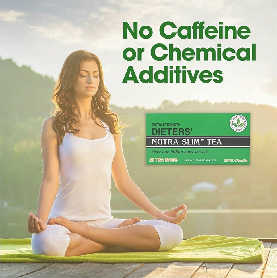 Extra Strength Dieters’ Nutra-Slim Tea Triple Leaves Brand – 20 Tea Bags