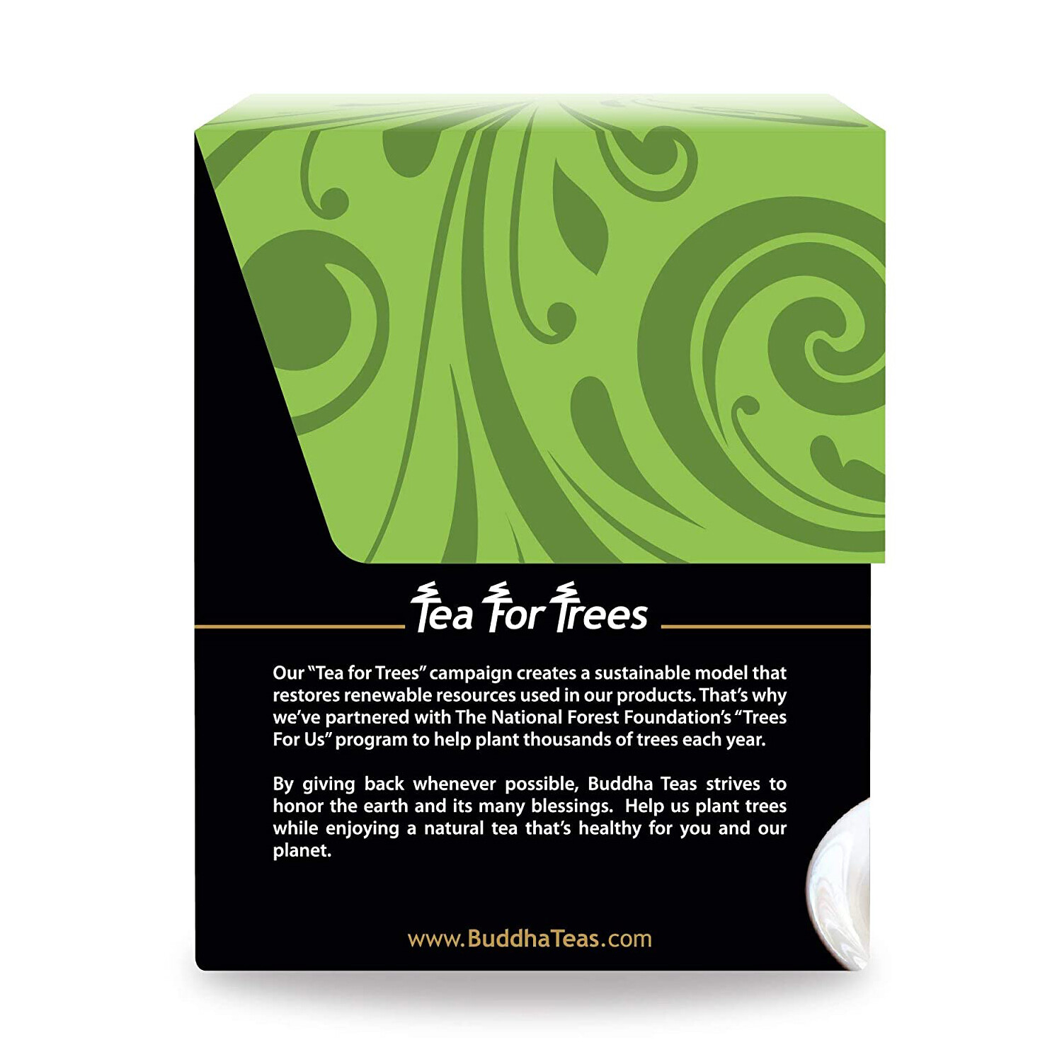 Buddha Teas 100% Organic Herbal Matcha Green Tea, 18 Tea Bags