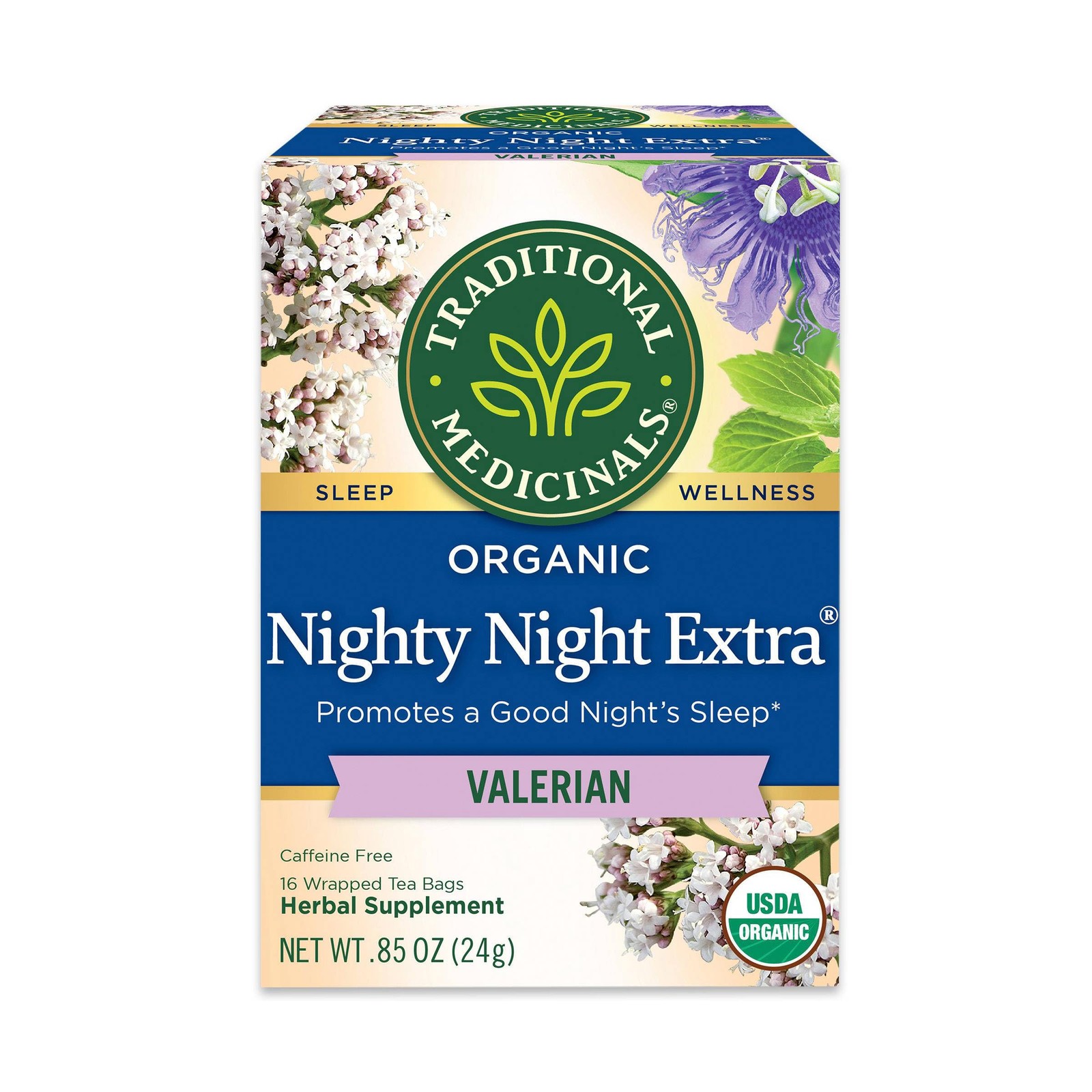 Traditional Medicinals Organic Nighty Night 16 count (Pack of 1), No Color