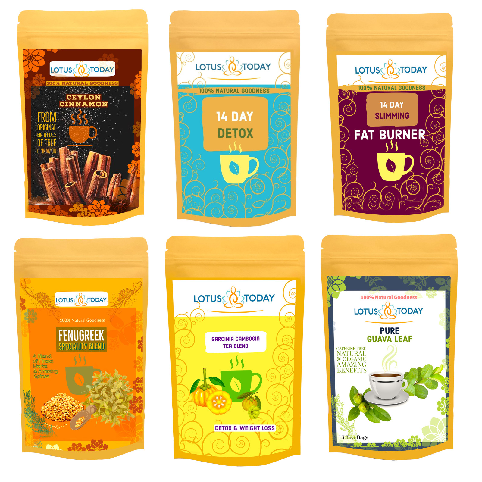 Herbal tea Detox tea Spice tea chai tea Mix Herbal tea Green Tea bags