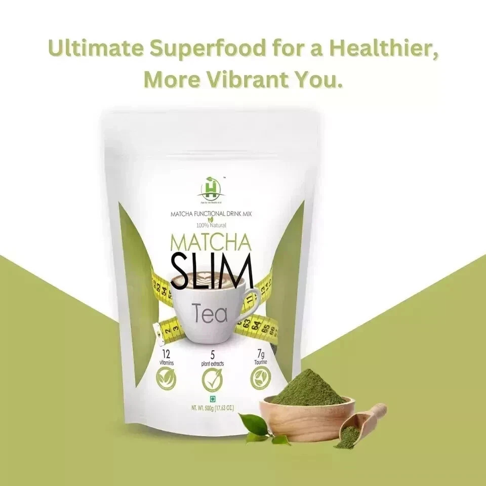 Matcha Slim Green Tea Weight Management High In Antioxidants Detoxifying (50gm)