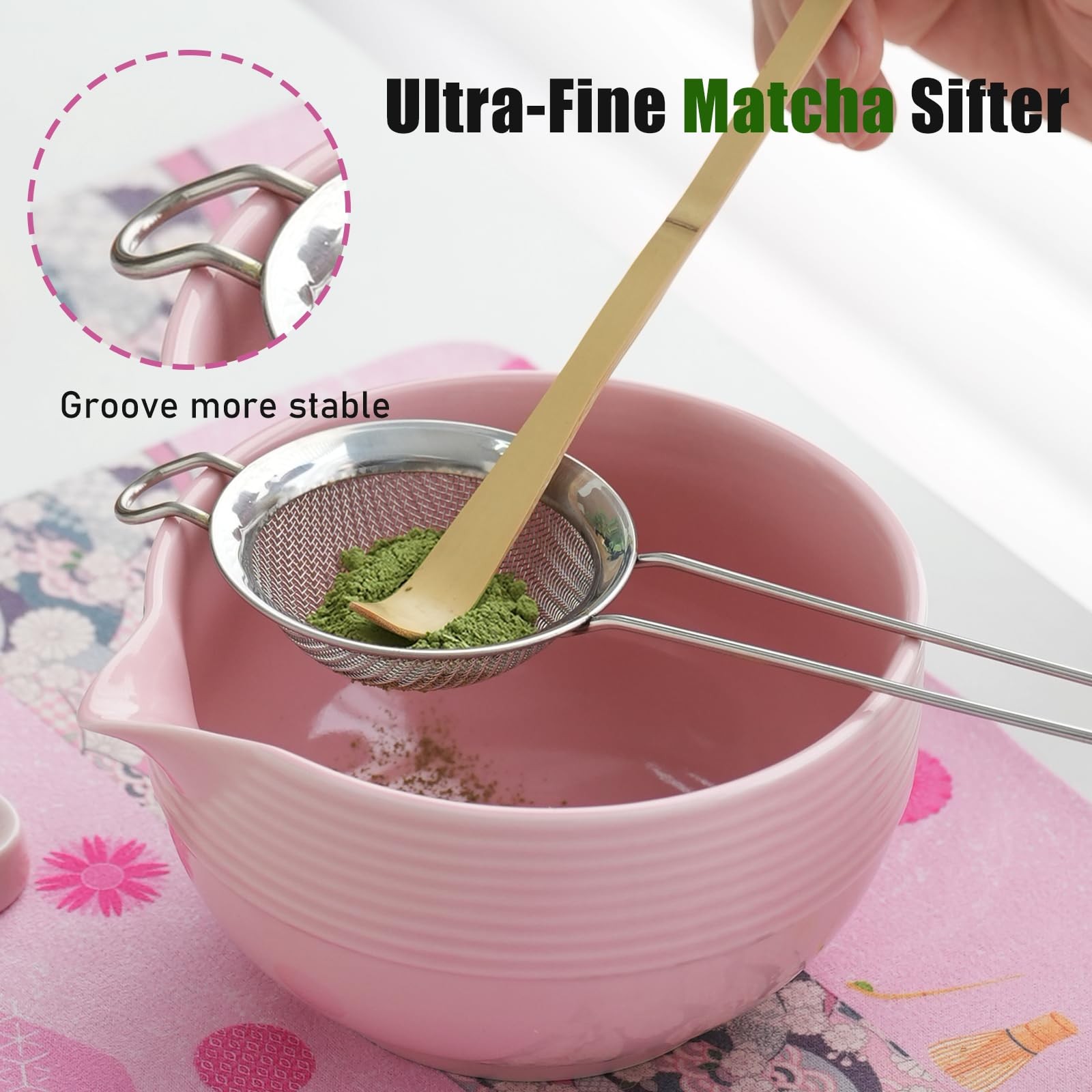Matcha Whisk Set, 9 pcs Ceramic Matcha Set, Gifts for Women,Matcha Bowl with …