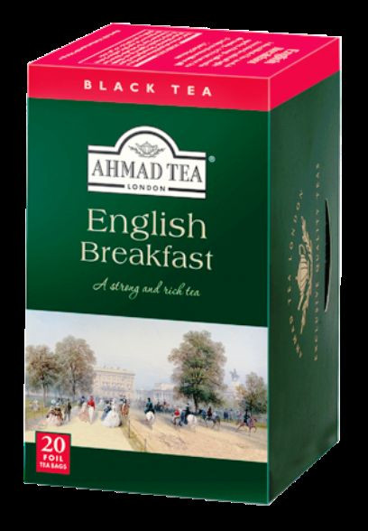 English Breakfast Black Tea, 1 Case, 6 box of 20 ct Tea Bags 120 TB total, NEW
