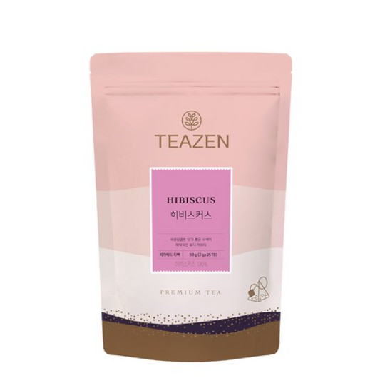 TEAZEN Hibiscus Tea Bags 2g x 25 Bags 1 Pack