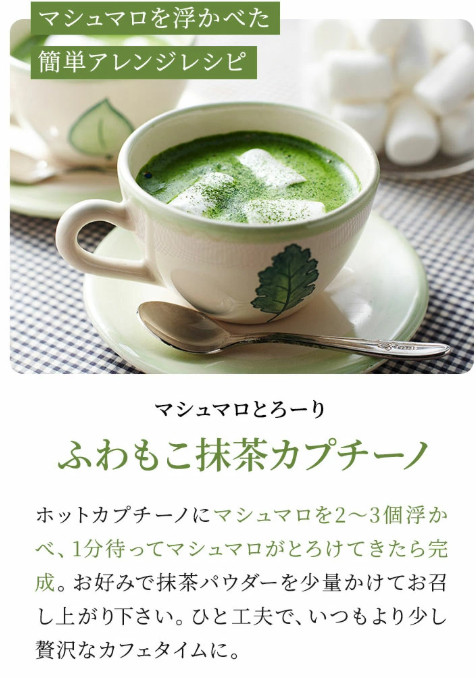 Kyoto Uji Matcha Cappuccino Foam Powder 12g x 18 sticks Ito Kyuemon Japan #6146
