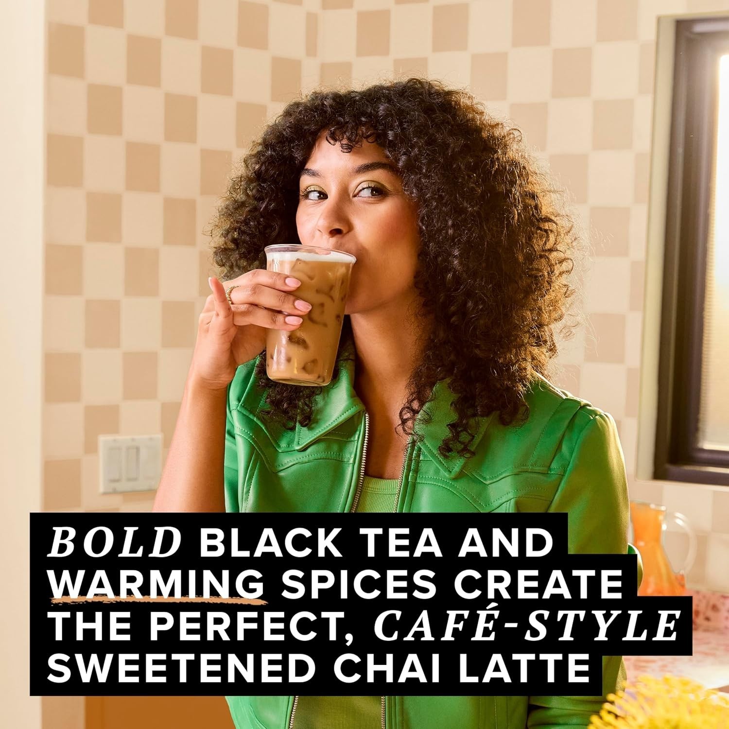 TAZO Classic Chai Latte, Black Tea Concentrate, Easy-to-Serve Caffeinated Cha…