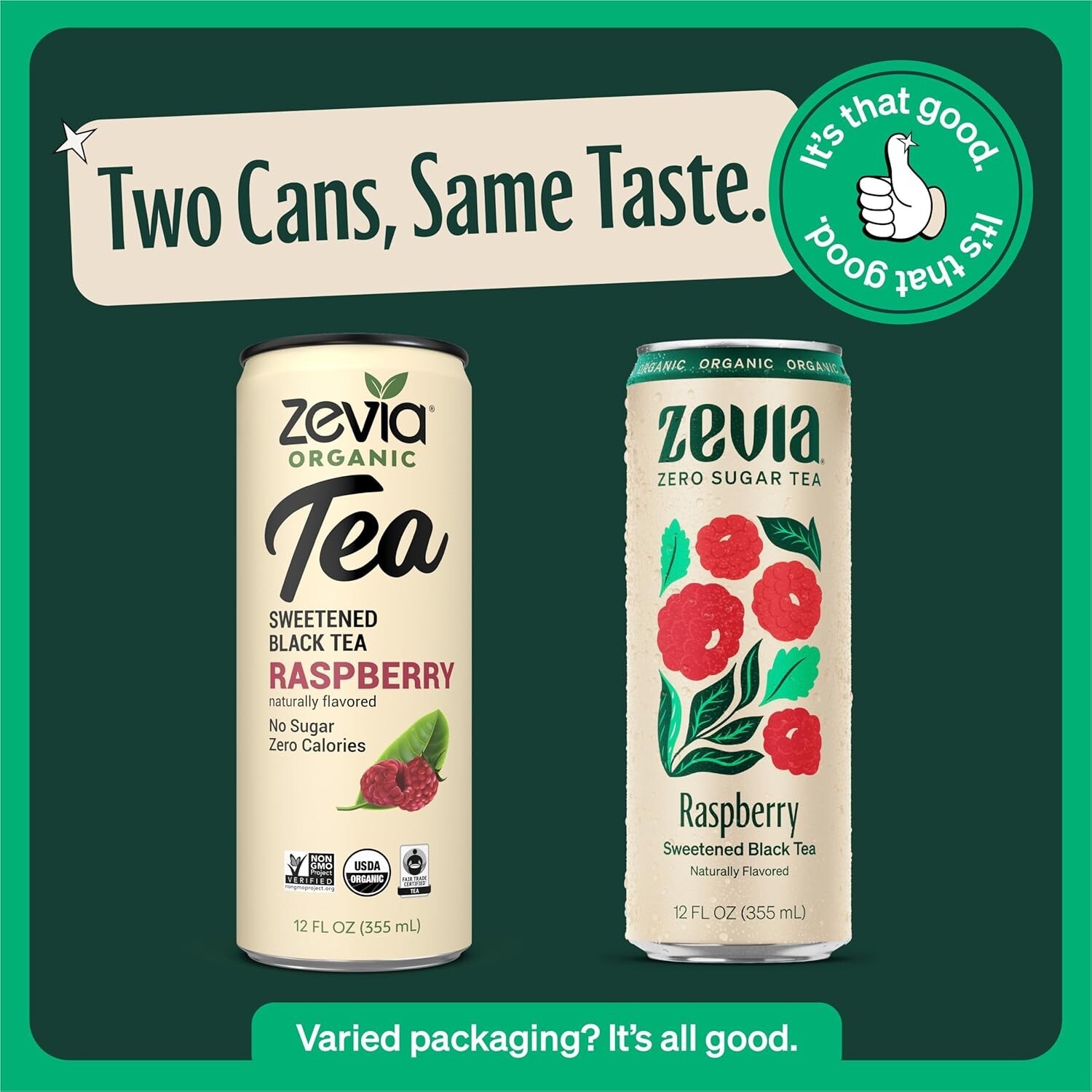 12-Pack of Delicious Zero Calorie Raspberry Black Tea – & Gluten-Free