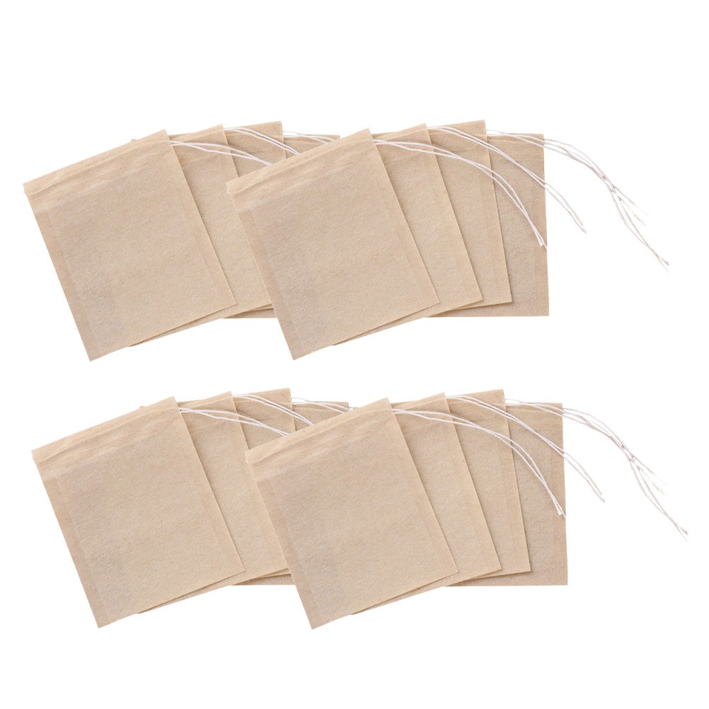 300 Pcs Empty Drawstring Tea Filter Paper Bags For Loose Leaf Tea 5×7 cm