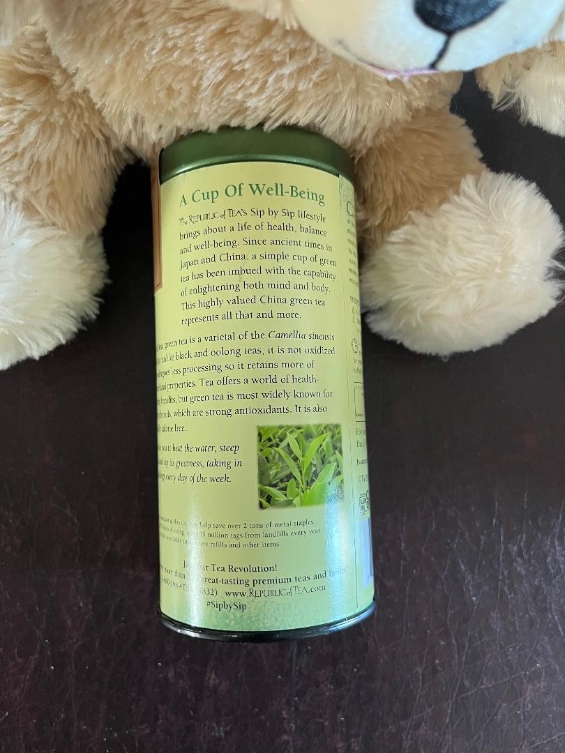 The Peoples Green Tea, 50 Tea Bags, Tin | Gourmet Tea | Caffeinated EX10/27